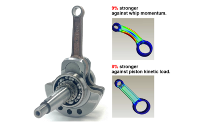 REINFORCED & LIGHTWEIGHT CRANKSHAFT 62MM, 4SPEED